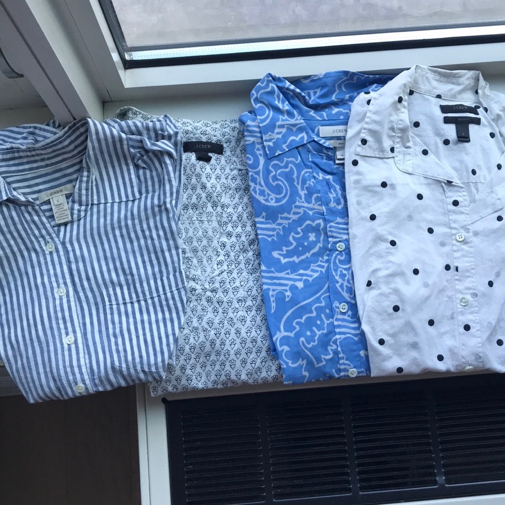 Jcrew button down/tunic bundle